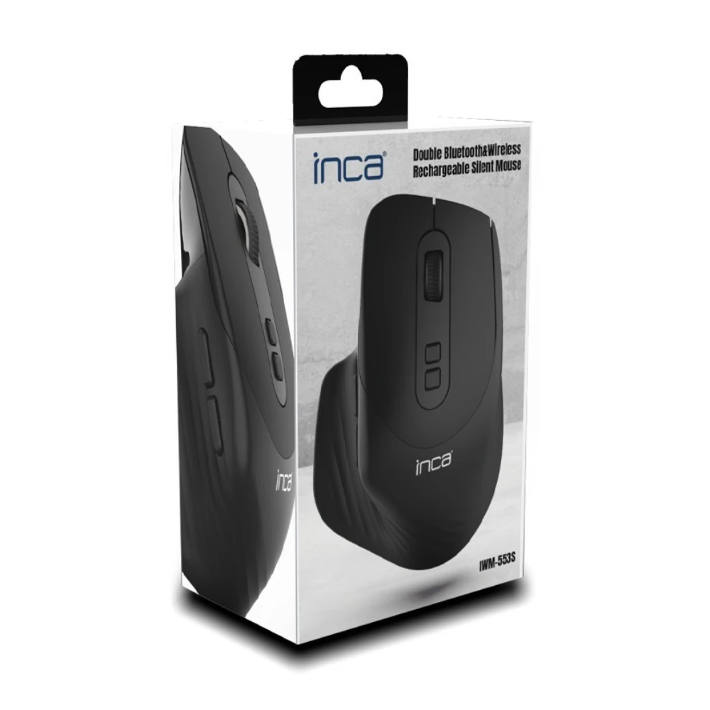 Inca IWM-553S Bluetooth+Wireless Double Mod Rechargeable Silent Mouse Promozone