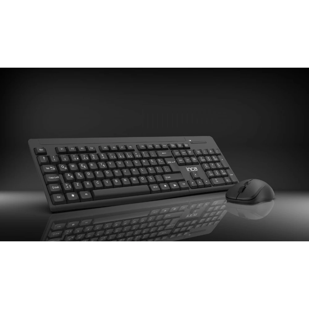 INCA IWS-539T-Wireless Super Cosy Q Klavye & Mouse Set Promozone