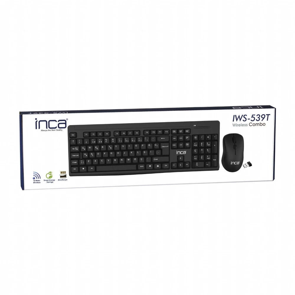 INCA IWS-539T-Wireless Super Cosy Q Klavye & Mouse Set Promozone