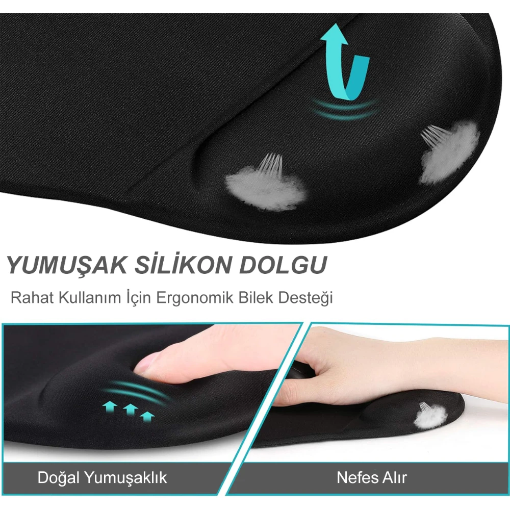 INCA IMSP-009 - Bilek Destekli Large Mouse Pad Promozone