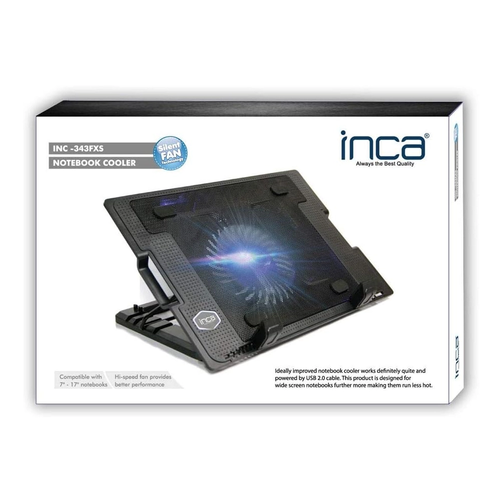 INCA INC-343FXS - Sessiz Notebook Standı Soğutuculu Promozone