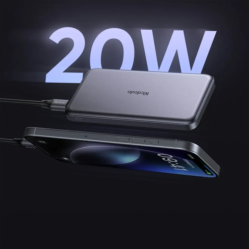 Mcdodo MC-3781 20W 10.000mAh Metal Ultra İnce Powerbank