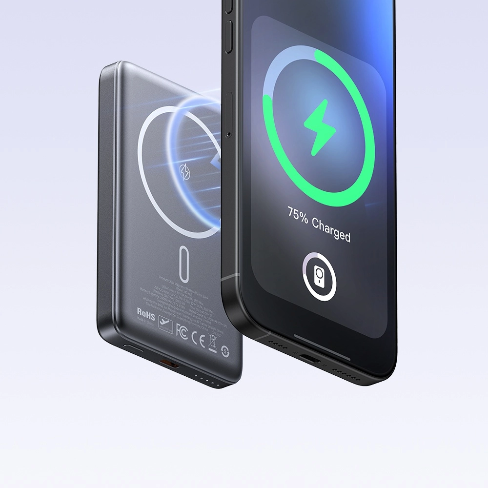 Mcdodo MC-4651 10000mAh 20W Metal Ultra İnce Magsafe Uyumlu Manyetik Kablosuz Powerbank Promozone