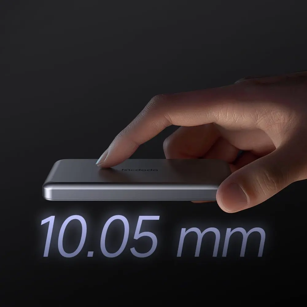 Mcdodo MC-4641 5000mAh 20W Metal Ultra İnce Magsafe Uyumlu Manyetik Kablosuz Powerbank