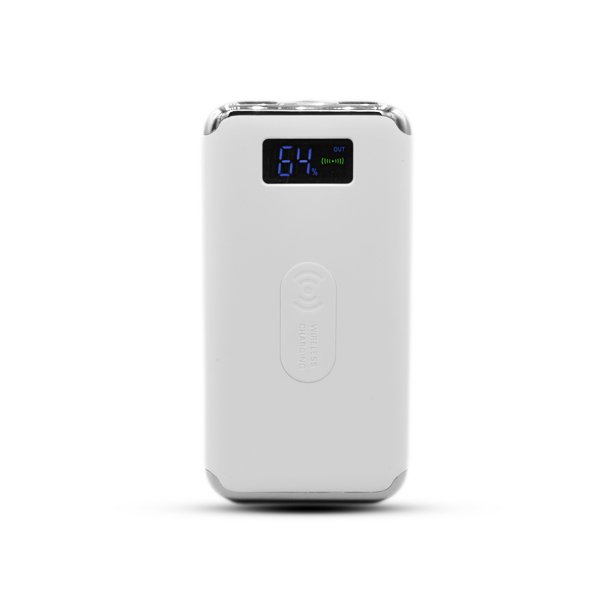 10.000 mAh Wireless Kablosuz Şarj Özellikli Dijital Ekranlı Powerbank Promozone