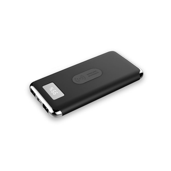 10.000 mAh Wireless Kablosuz Şarj Özellikli Dijital Ekranlı Powerbank Promozone