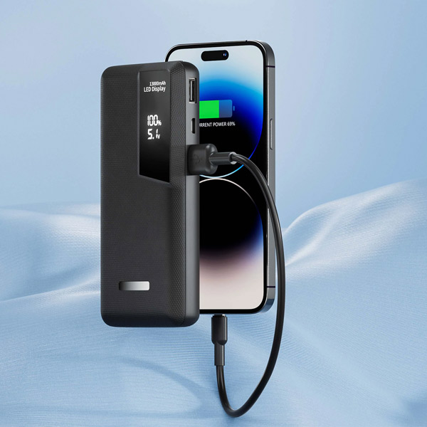 13000 mAh Dijital Güç Göstergeli Powerbank Promozone
