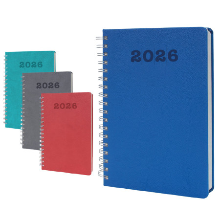 Termoderi Kapaklı Spiralli Ajanda Promozone