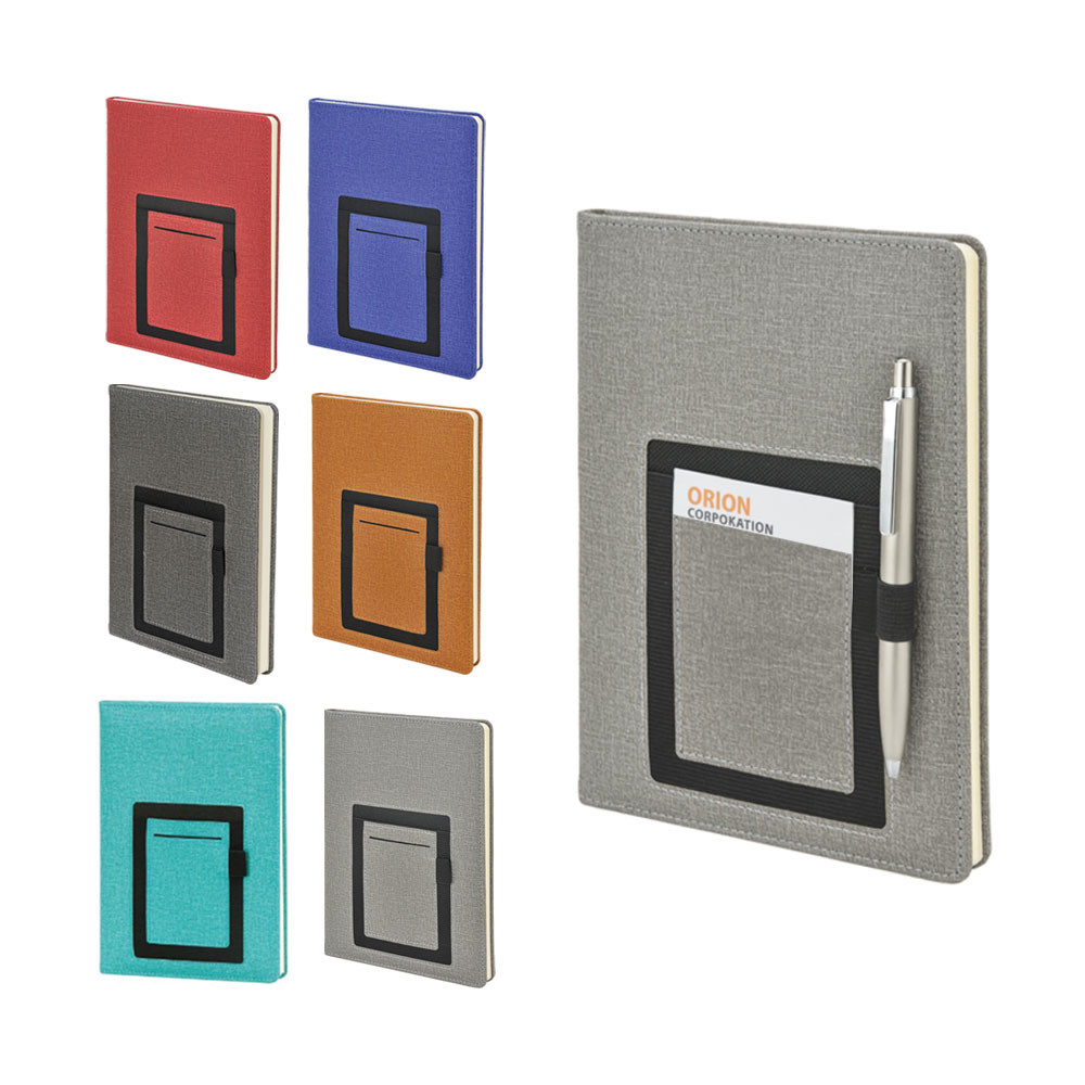 15 x 21 cm Termo Deri Kapaklı Kanguru Defter 224 Sayfa 70 gr 1. Hamur Krem Çizgili İç Kağıt Kartvizit, Kalem ve Telefon Bölmeli Promozone