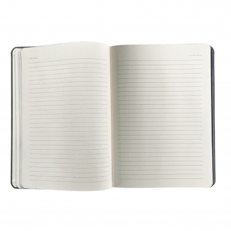 13 x 21 cm Termo Deri Kapaklı Tarihsiz Defter 192 Sayfa 70 gr Ivory Krem Çizgili