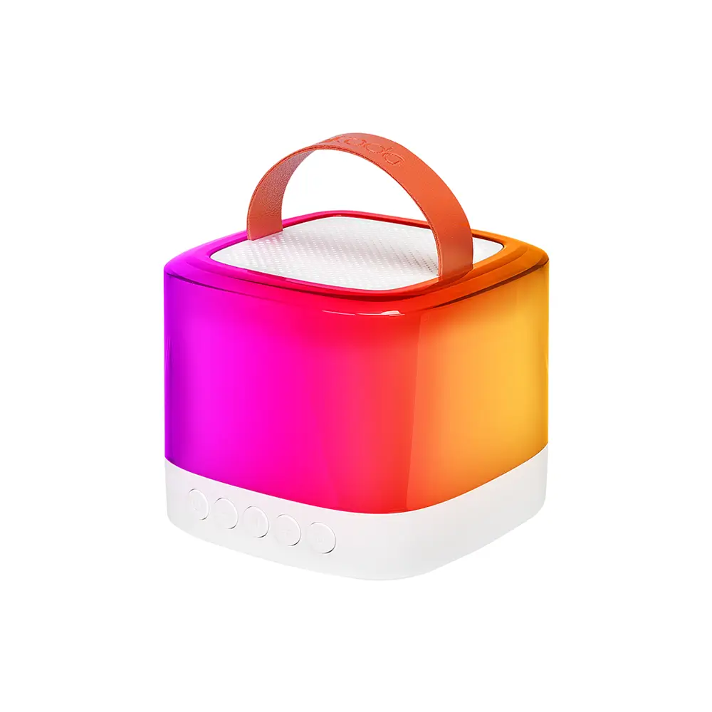 Mikado MD-16BT Favorite Beyaz TF Kart Destekli Bluetooth Wireless Karaoke Mikrofonlu 1200mAh Taşınabilir Speaker Hoparlör