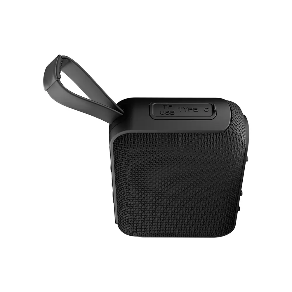 Asonic AS-03 Siyah USB-TF-TWS-Bluetooth Destekli 5W 1200mAh Type-C Speaker Promozone