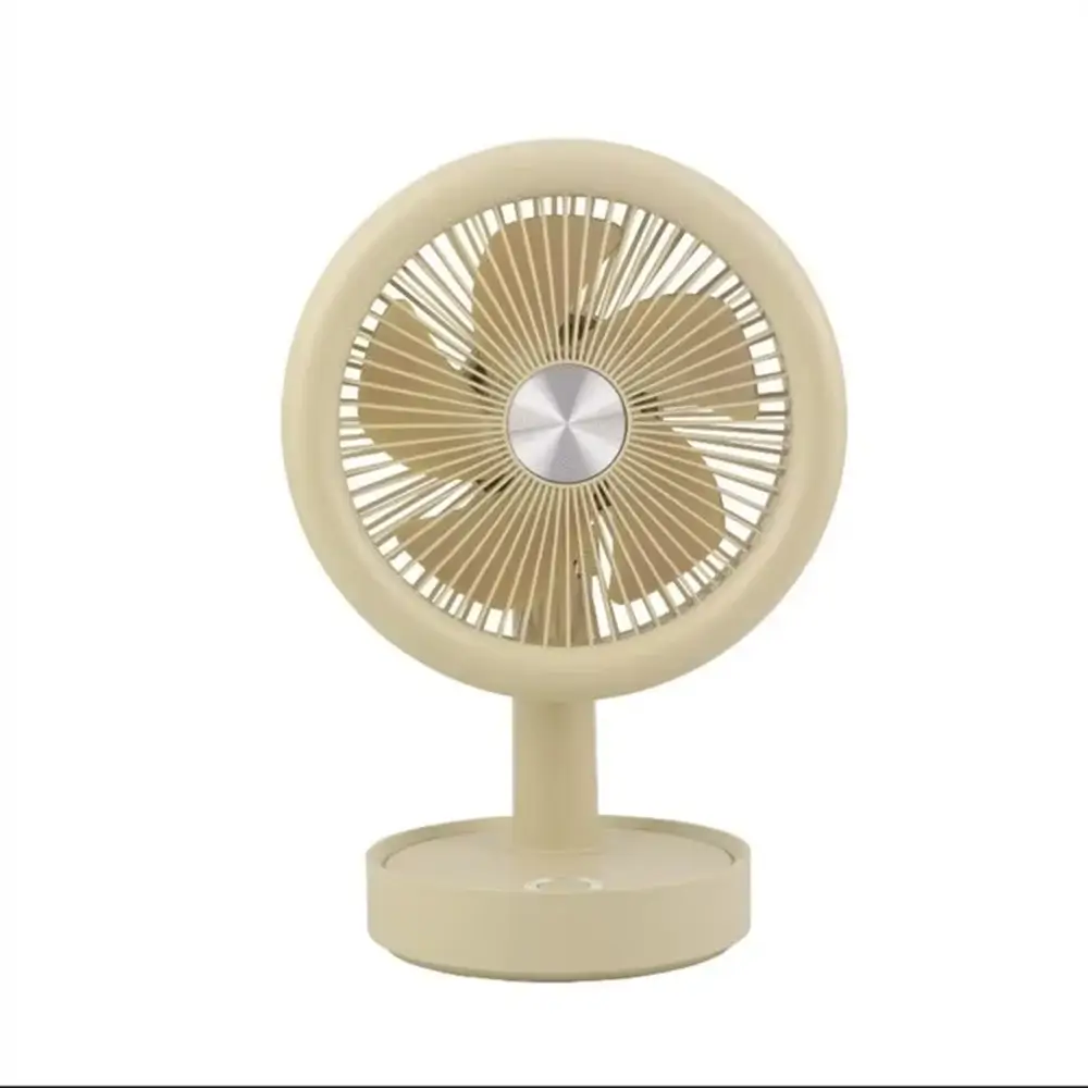 Dönebilen Vantilatör, Yükseklik Ayarlı Masaüstü Fan Bej Promozone