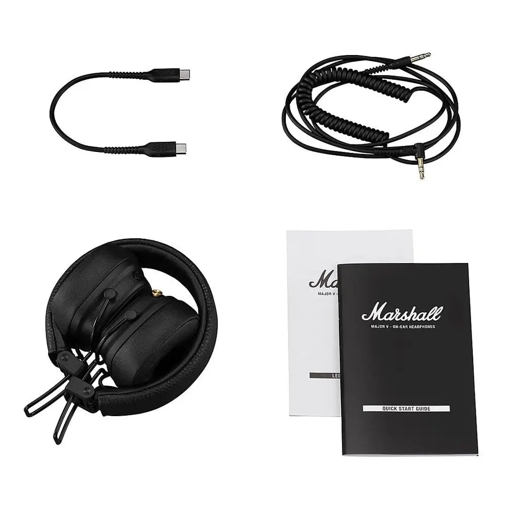 Marshall Major V Bluetooth On-Ear Kulaklık- Siyah Promozone