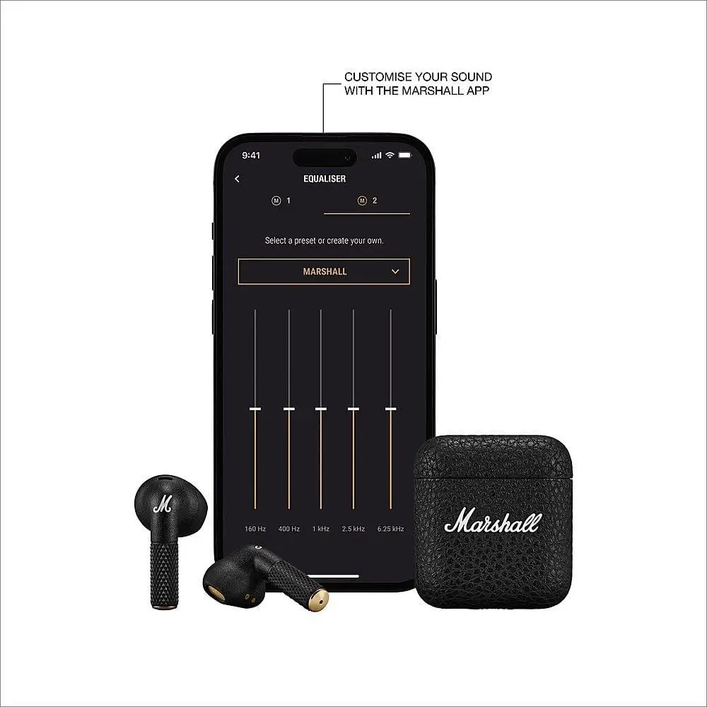 Marshall Minor IV TWS Bluetooth Kulakiçi Kulaklık - Siyah Promozone