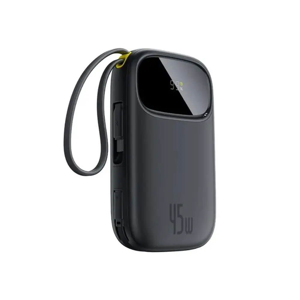 Baseus EnerFill FC31 20000 mAh 45W USB-C Kablolu Hızlı Şarj Powerbank, Notebook ve Telefon ile uyumlu.