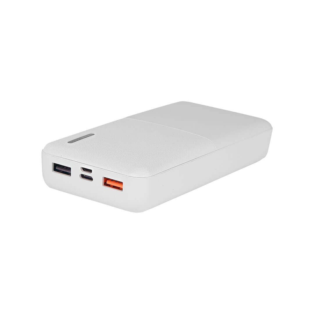 20.000 mAh LED Göstergeli Çift USB + Type-C Çıkışlı Powerbank Promozone