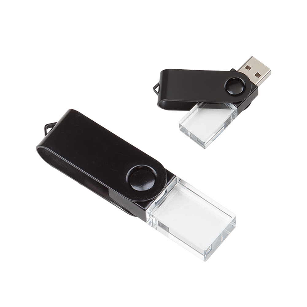 32 GB Döner Metal Başlıklı Kristal USB Bellek Promozone