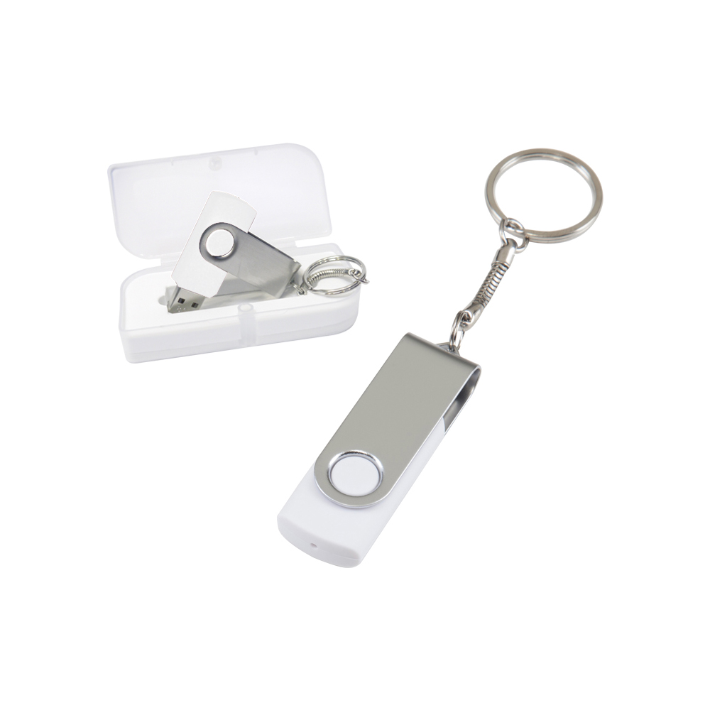 32 GB Plastik/Metal Döner Başlıklı USB Bellek Promozone