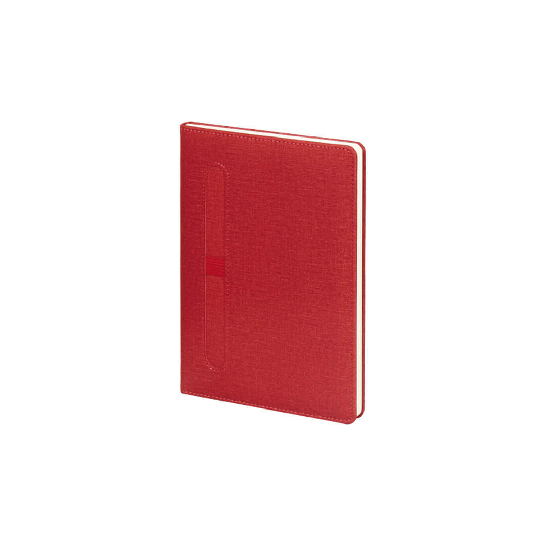 15 x 21 cm Termo PU Sert Kapaklı Tarihsiz Defter, 224 Sayfa, 70gr. Ivory Krem Çizgili İç Kağıt, Kalem Tutuculu, Esnek Lastikli Promozone