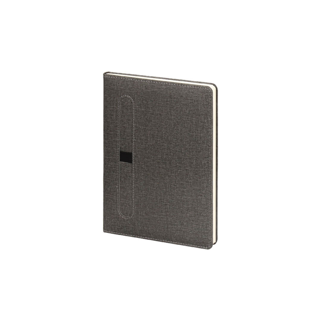 15 x 21 cm Termo PU Sert Kapaklı Tarihsiz Defter, 224 Sayfa, 70gr. Ivory Krem Çizgili İç Kağıt, Kalem Tutuculu, Esnek Lastikli Promozone