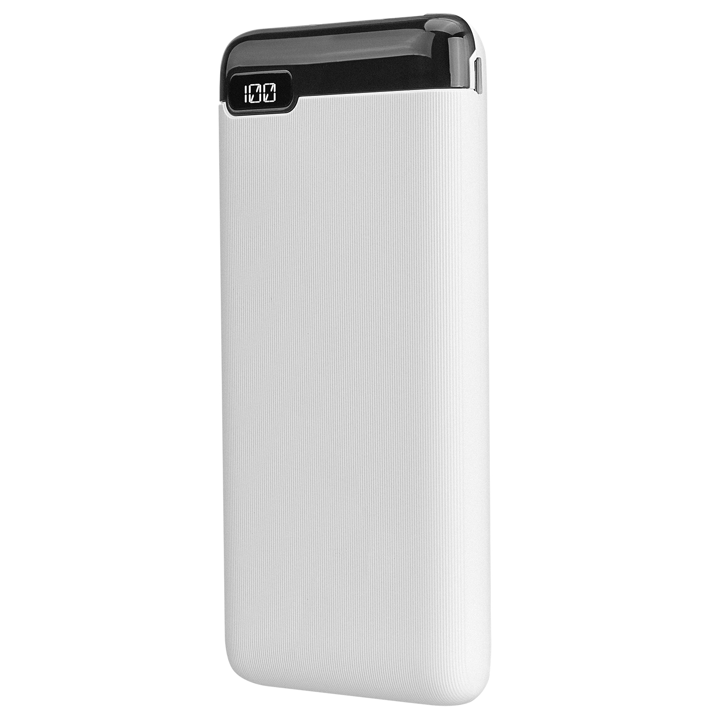 S-link IP-K11 10000mAh 2*USB+Micro+Type-C Beyaz LCD Ekranlı Taşınabilir Pil Şarj Cihazı Promozone