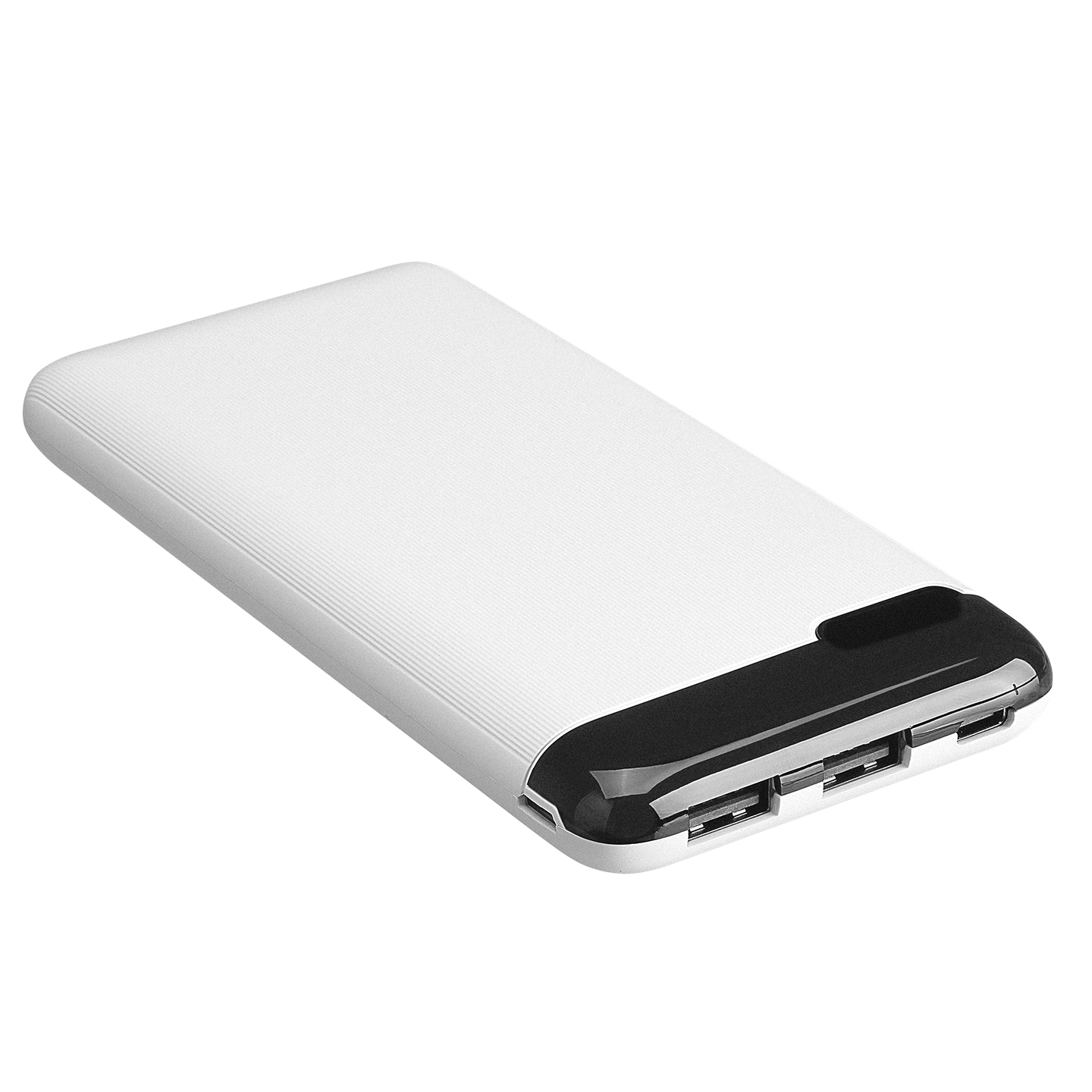 S-link IP-K11 10000mAh 2*USB+Micro+Type-C Beyaz LCD Ekranlı Taşınabilir Pil Şarj Cihazı Promozone