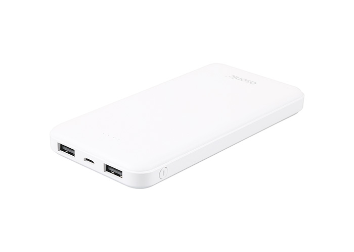 Asonic AS-P10 10000mAh 2*USB Output Powerbank Siyah Taşınabilir Pil Şarj Cihazı