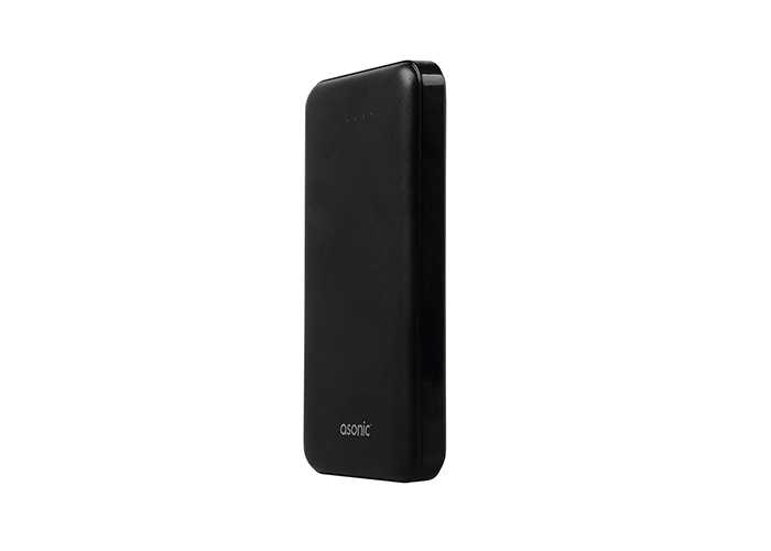 Asonic AS-P10 10000mAh 2*USB Output Powerbank Siyah Taşınabilir Pil Şarj Cihazı Promozone