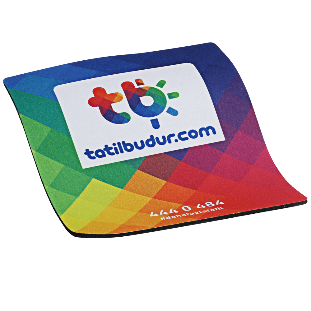 18 x 22 cm Transfer Logo Baskılı Kumaş Mouse Pad Promozone