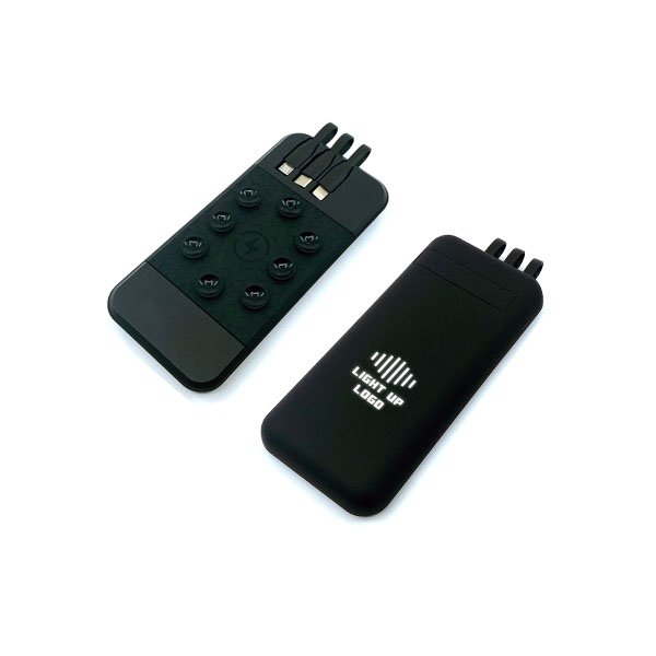 10000 mAh Dahili Kablolu Wireless Powerbank Şarj Cihazı Promozone