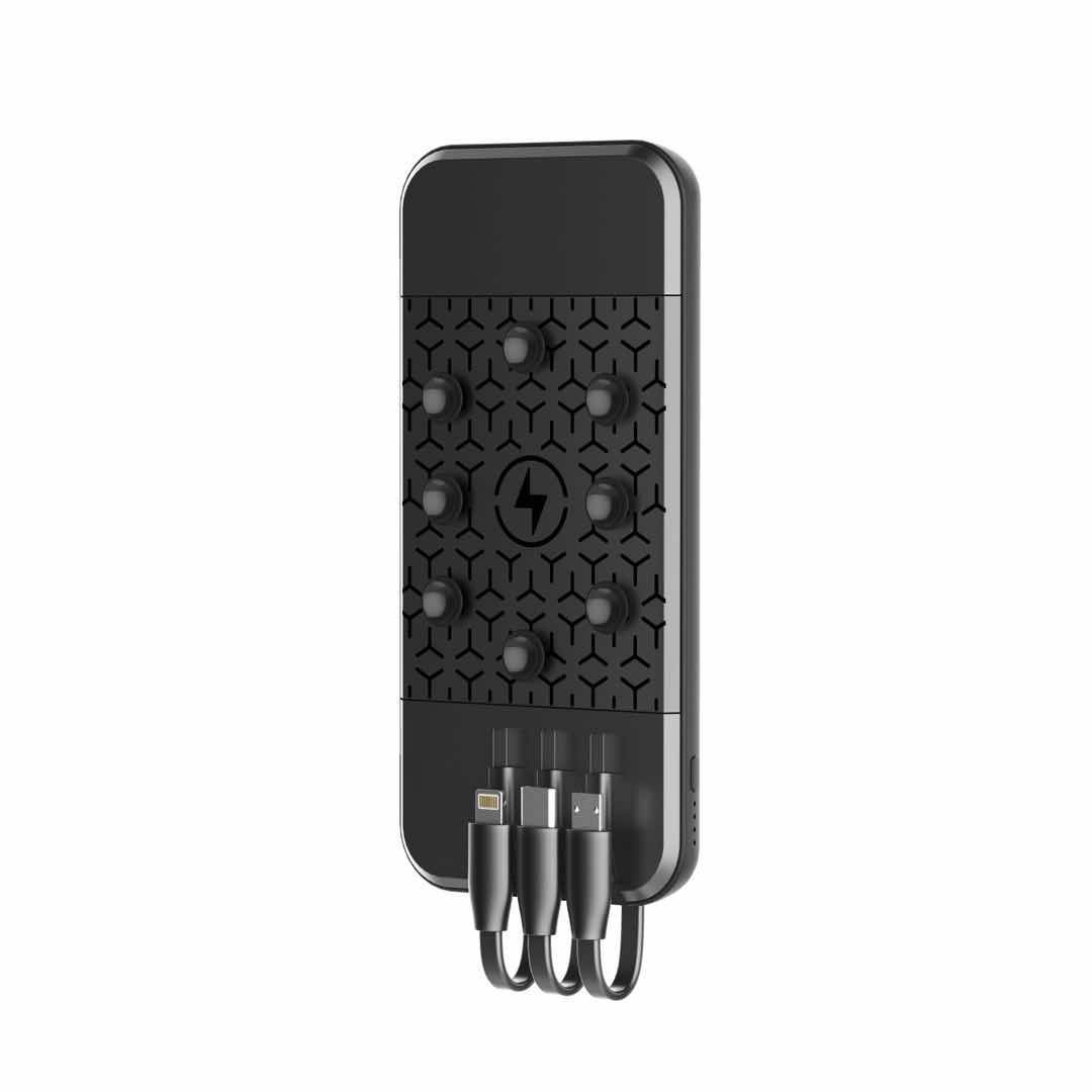 10000 mAh Dahili Kablolu Wireless Powerbank Şarj Cihazı Promozone