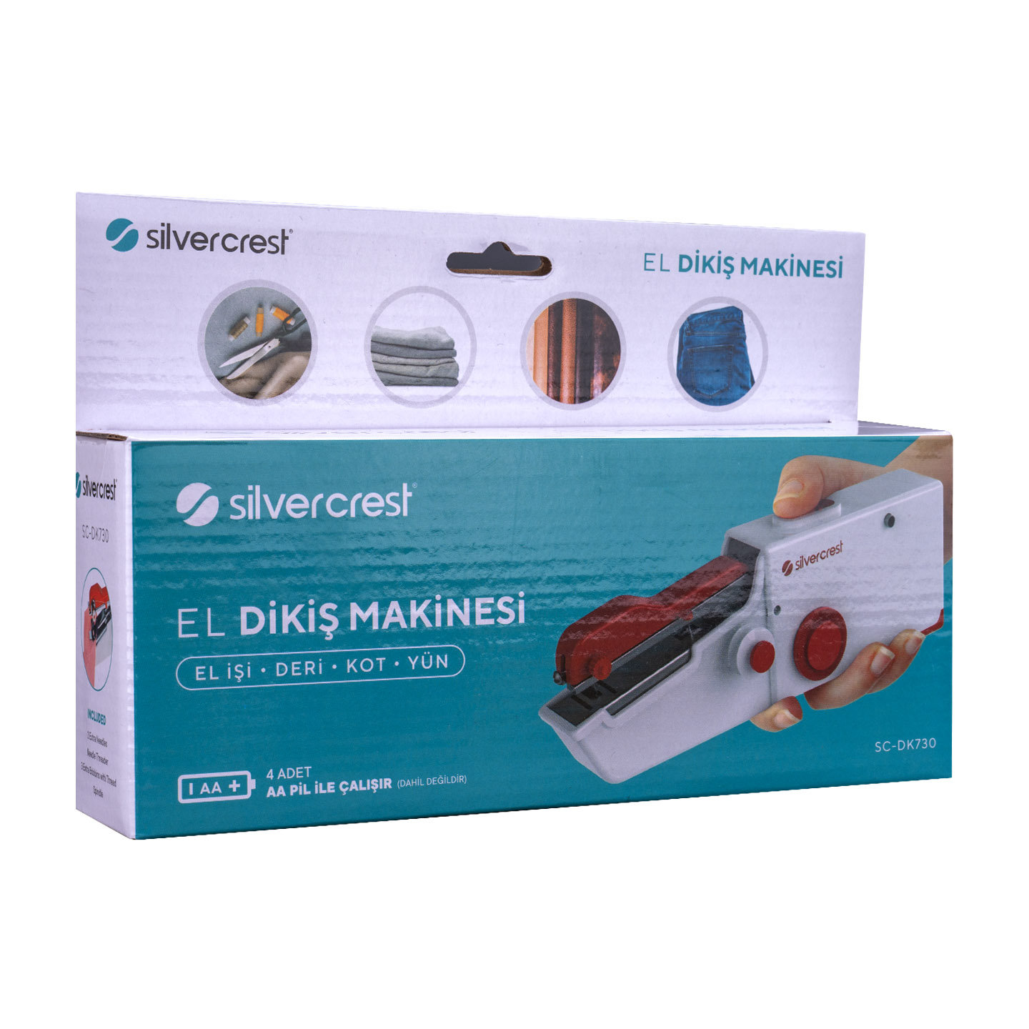 Silver Crest SC-DK730 Kırmızı Beyaz El Dikiş Makinesi Promozone