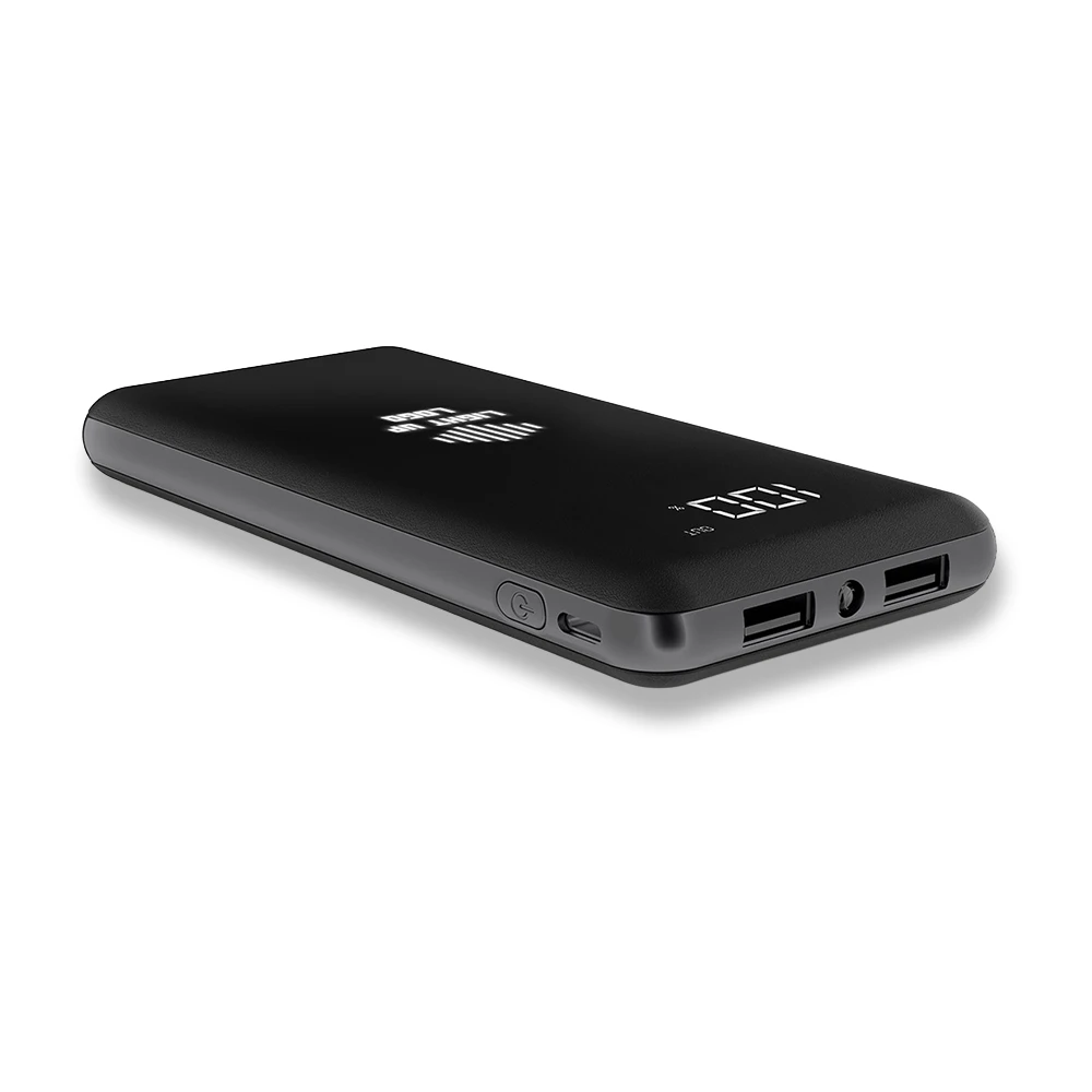 10000 mAh Wireless Dijital Güç Göstergeli Işıklı Logolu Kablosuz Powerbank Promozone