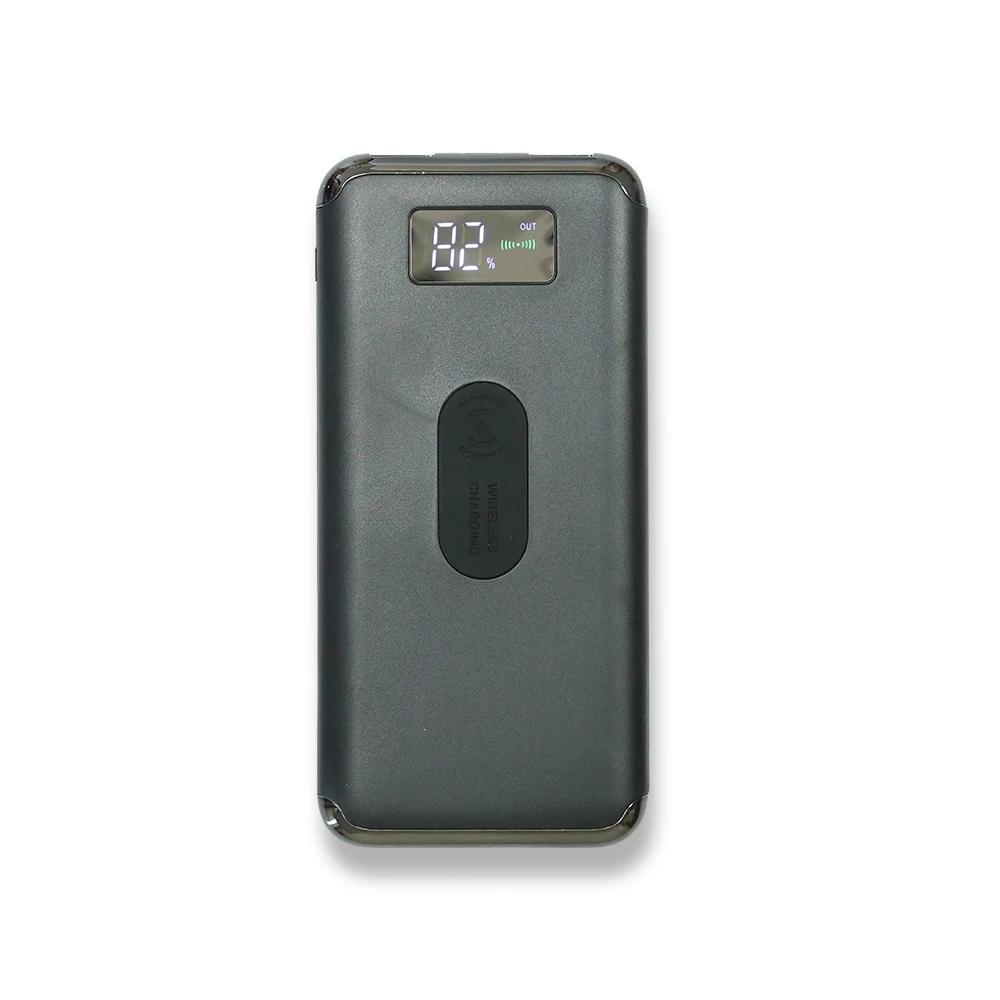 10.000 mAh Wireless Kablosuz Şarj Özellikli Dijital Ekranlı Powerbank Promozone