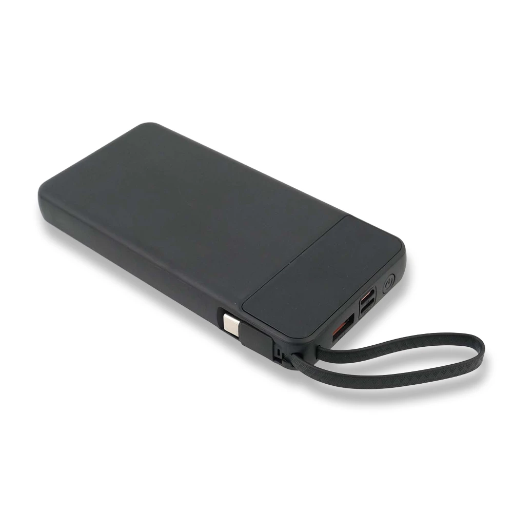 10000 mAh Dahili Kablolu 22,5W Hızlı Şarj Özellikli Powerbank Promozone