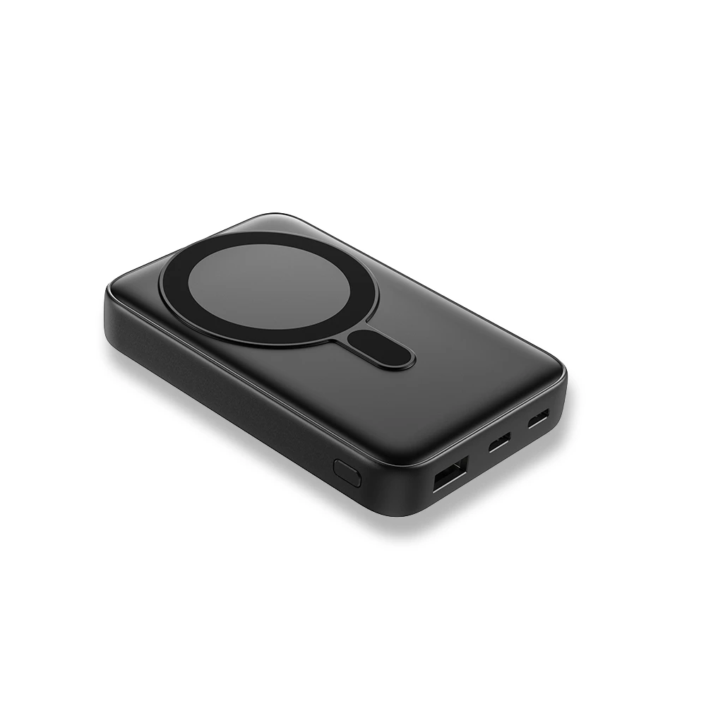 10.000 mAh Magsafe Işıklı Logolu 22.5W Hızlı Sarjlı 15W Hızlı Wireless Powerbank Promozone