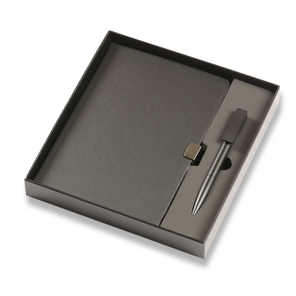 2 Ürünlü Vip Kutulu Hediye Seti (64 GB USB Kalem - Defter) Promozone