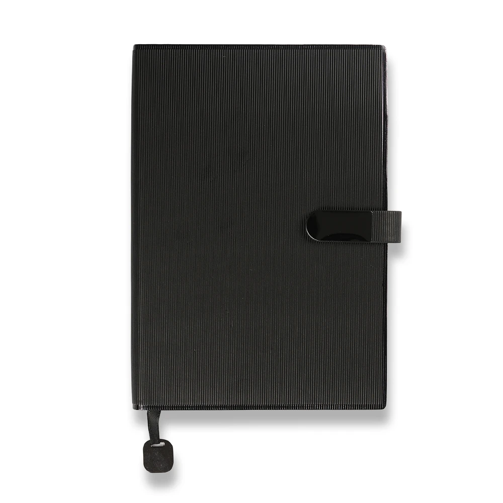 14 x 21 cm Yumuşak Termo Deri Yumuşak Kapaklı Tarihsiz Defter, 224 Sayfa, 80gr Ivory Çizgili iç Kağıt, Metal Tokalı, Mıknatıs Kilitli Promozone