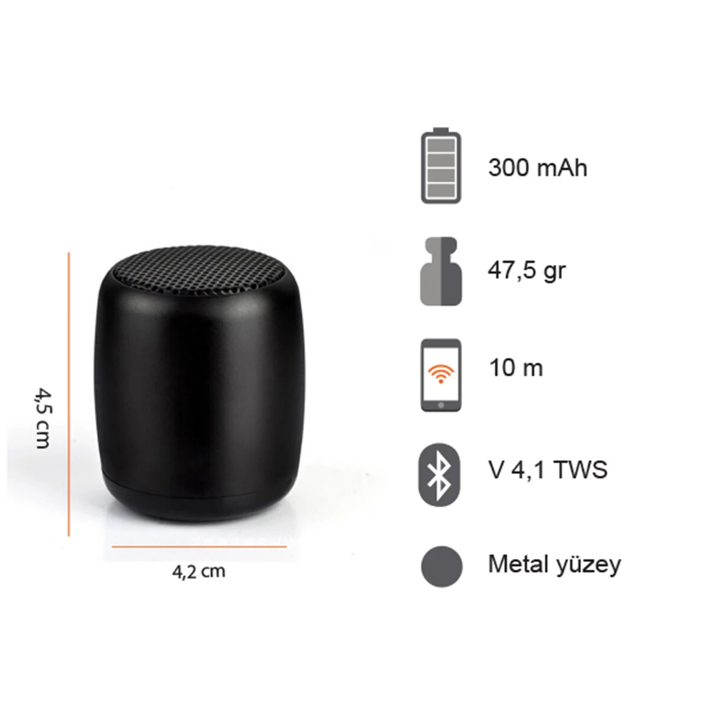 Metal Bluetooth Hoparlör Promozone