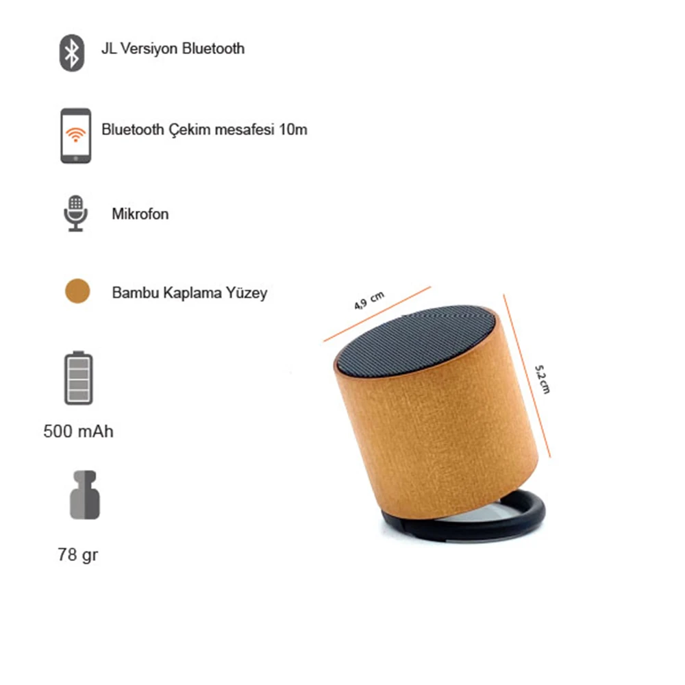 Bambu Bluetooth Kablosuz Hoparlör Promozone