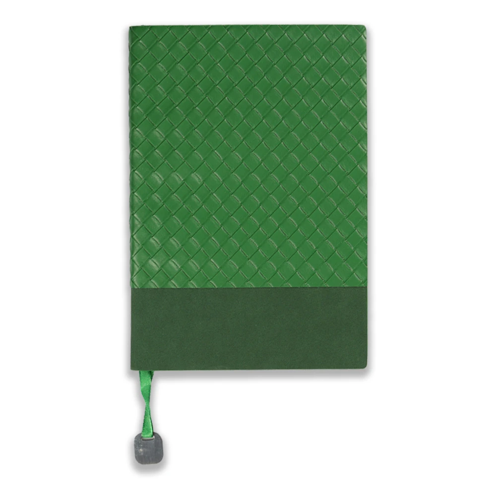 14 x 21 cm Baklava Desenli Yumuşak Termo Deri Kapaklı Defter 200 Sayfa 70 gr Ivory Krem Çizgili İç Kağıt Promozone