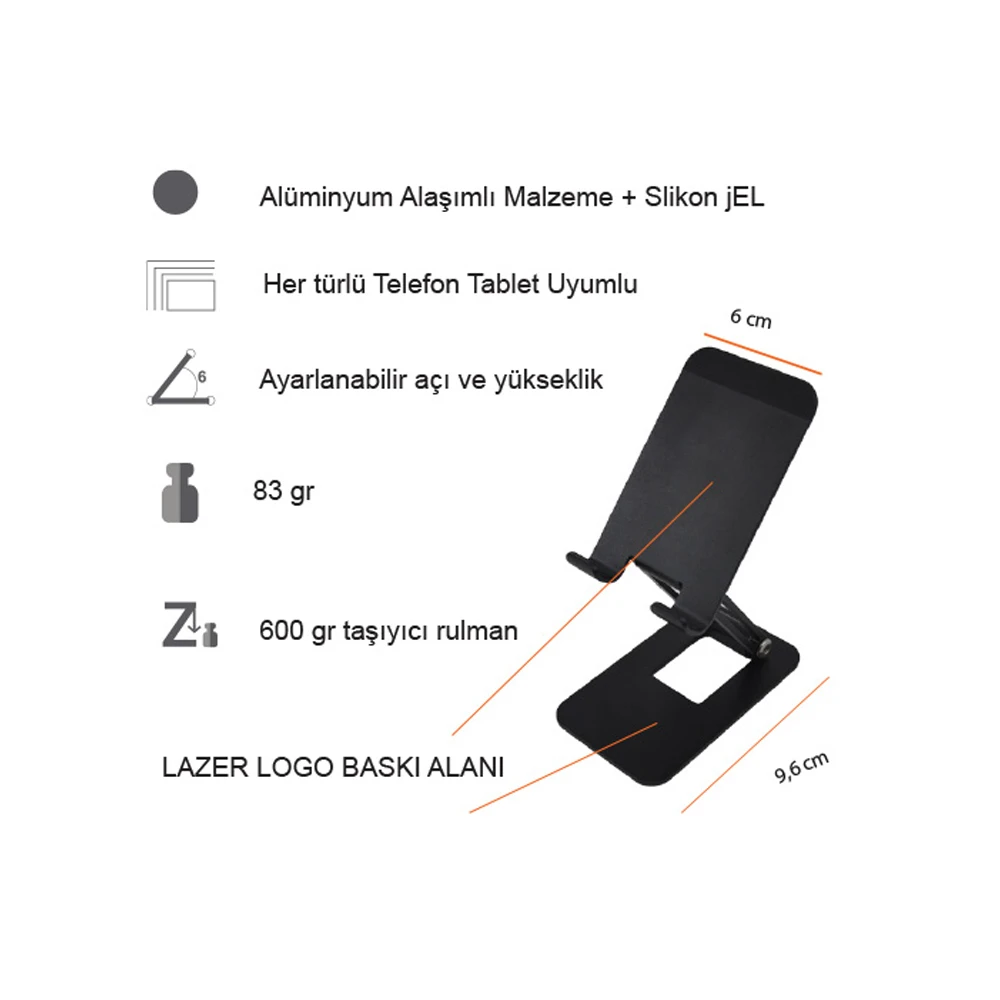 Masaüstü Metal Telefon Tutucu Promozone