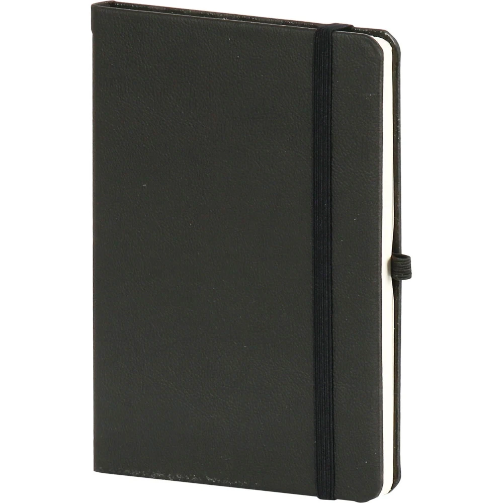 13x21 cm Termo Deri Kapaklı Tarihsiz Defter 160 Sayfa 70 gr Krem Çizgili Elastik Bantlı Kalem Tutuculu Promozone