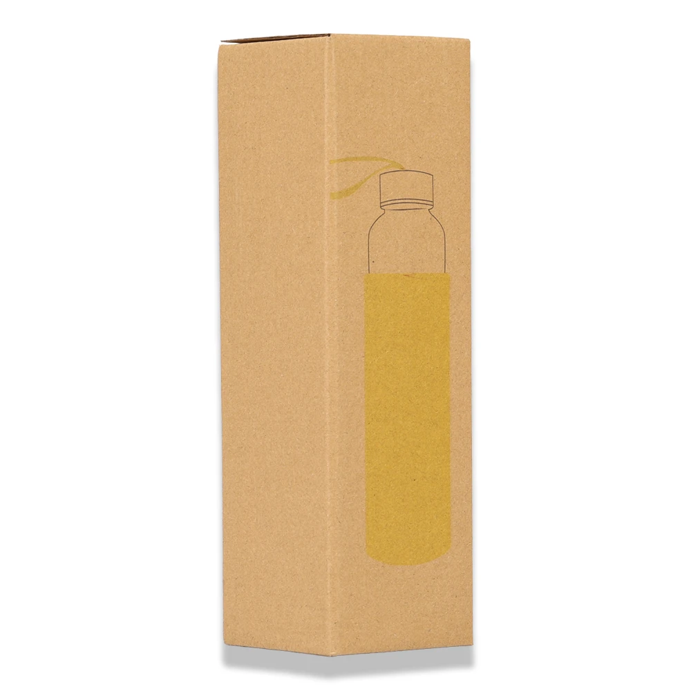 500ml Renkli Kılıflı Cam Matara Promozone