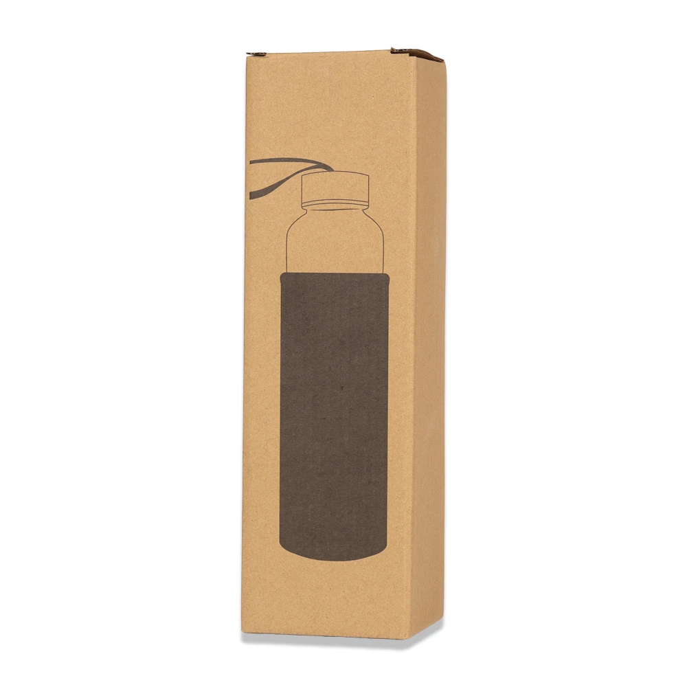 1000 ML Kılıflı Cam Su Şişesi