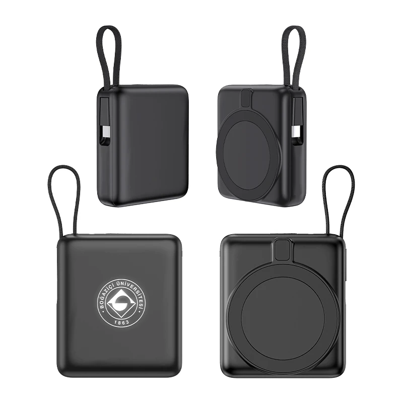MagSafe 10.000 mAh Işıklı Logolu Wireless Powerbank Promozone