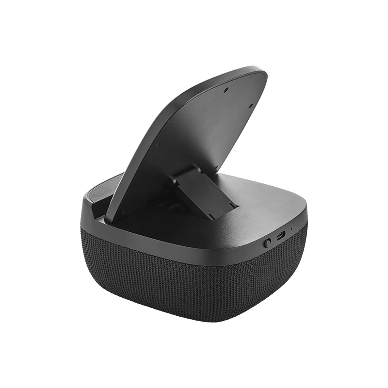 Bluetooth Hoparlör ve Wireless Şarj Standı (Işıklı Logolu, 15W, 1200 mAh) Promozone