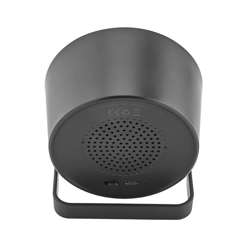15W Wireless Şarj Özellikli Bluetooth Hoparlör  - Işıklı Logo Promozone