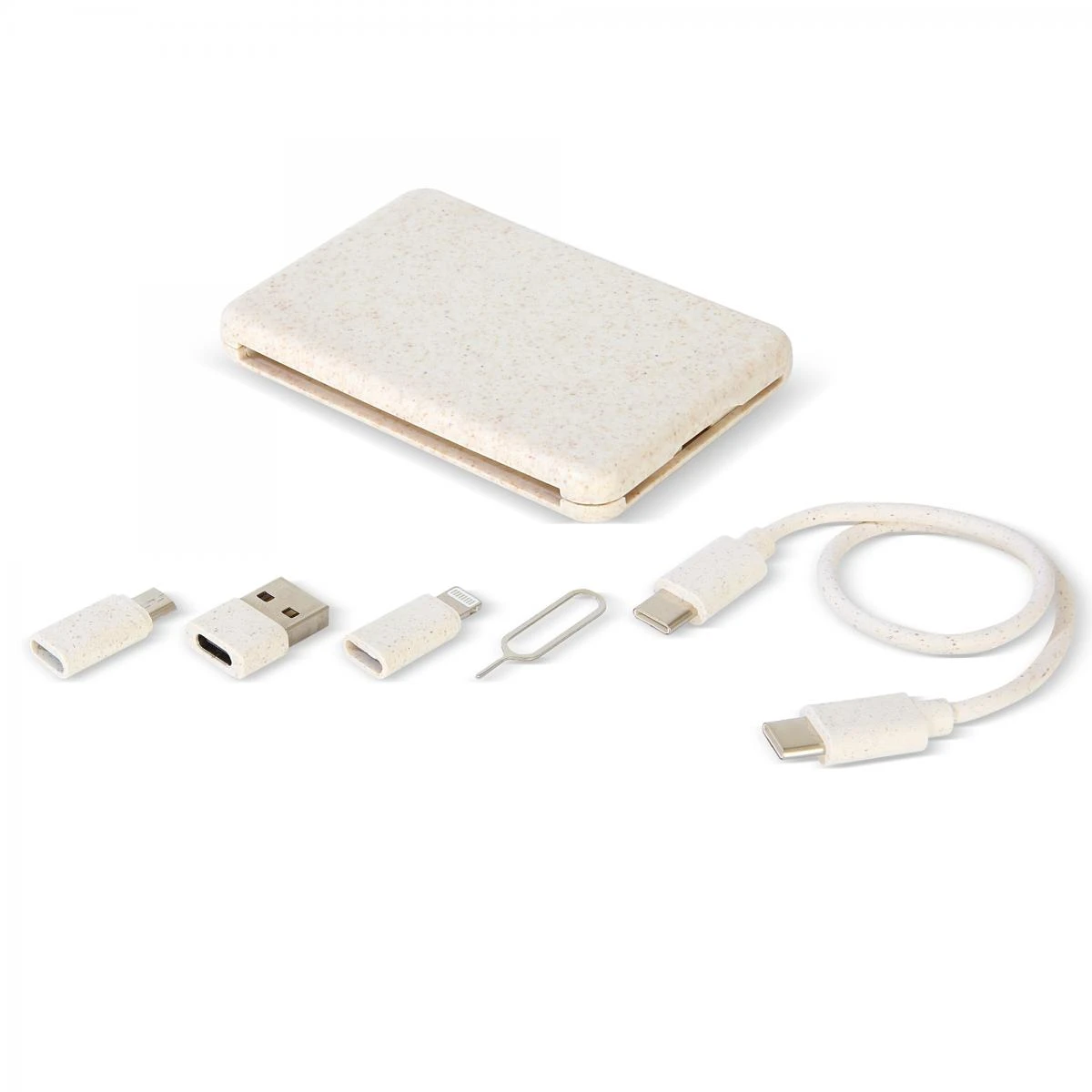 Dikdörtgen Çok Fonksiyonlu Taşınabilir Kablo Seti Promozone